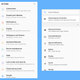 El menú de Configuración en un Galaxy (izquierda) y un Pixel (derecha)